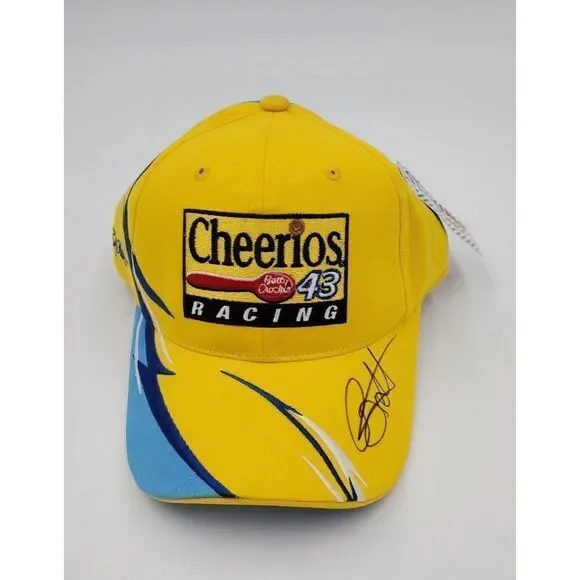 Bobby Labonte Signed Hat Cheerios Nascar Checkered Flag Series - Picture 1 of 9